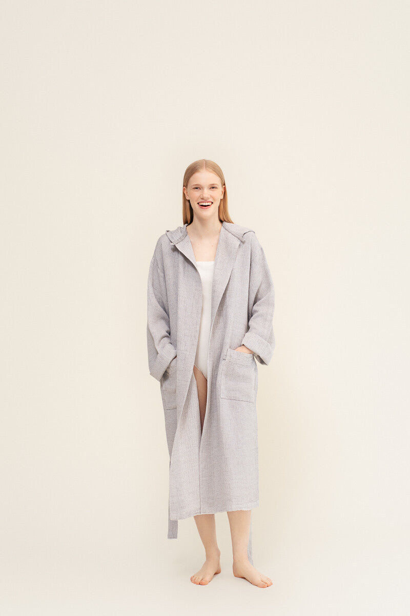 Lapuan Kankurit Terva Bathrobe with Hood