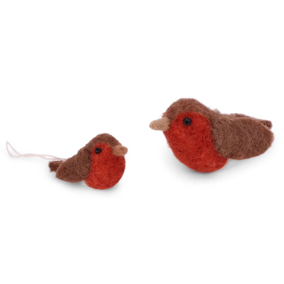 Gry & Sif Felt Robins - set of 2