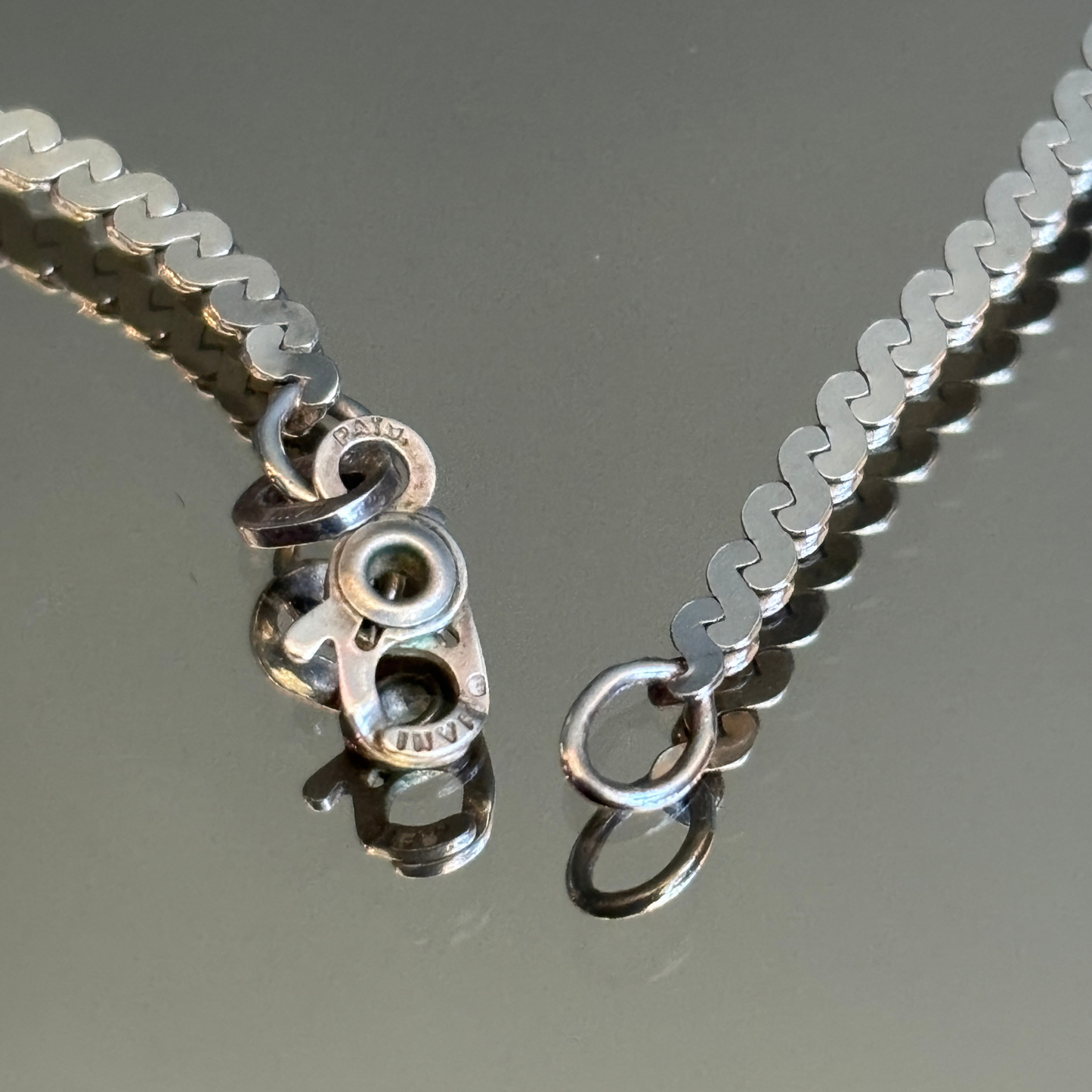 Vintage Ciani Italian Sterling Silver Necklace