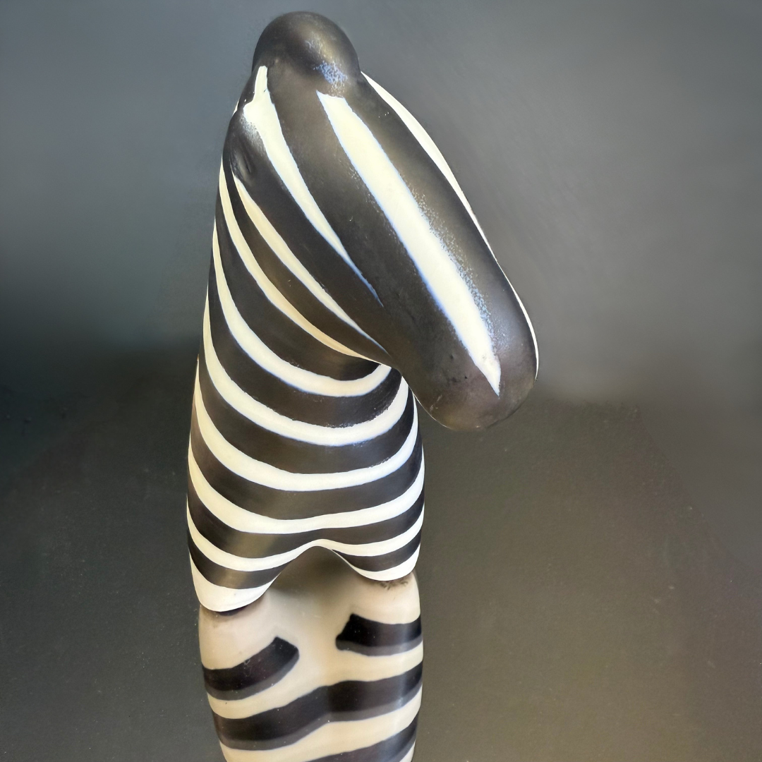 Vintage Arabia Finland Taisto Kaassinen Zebra Figurine