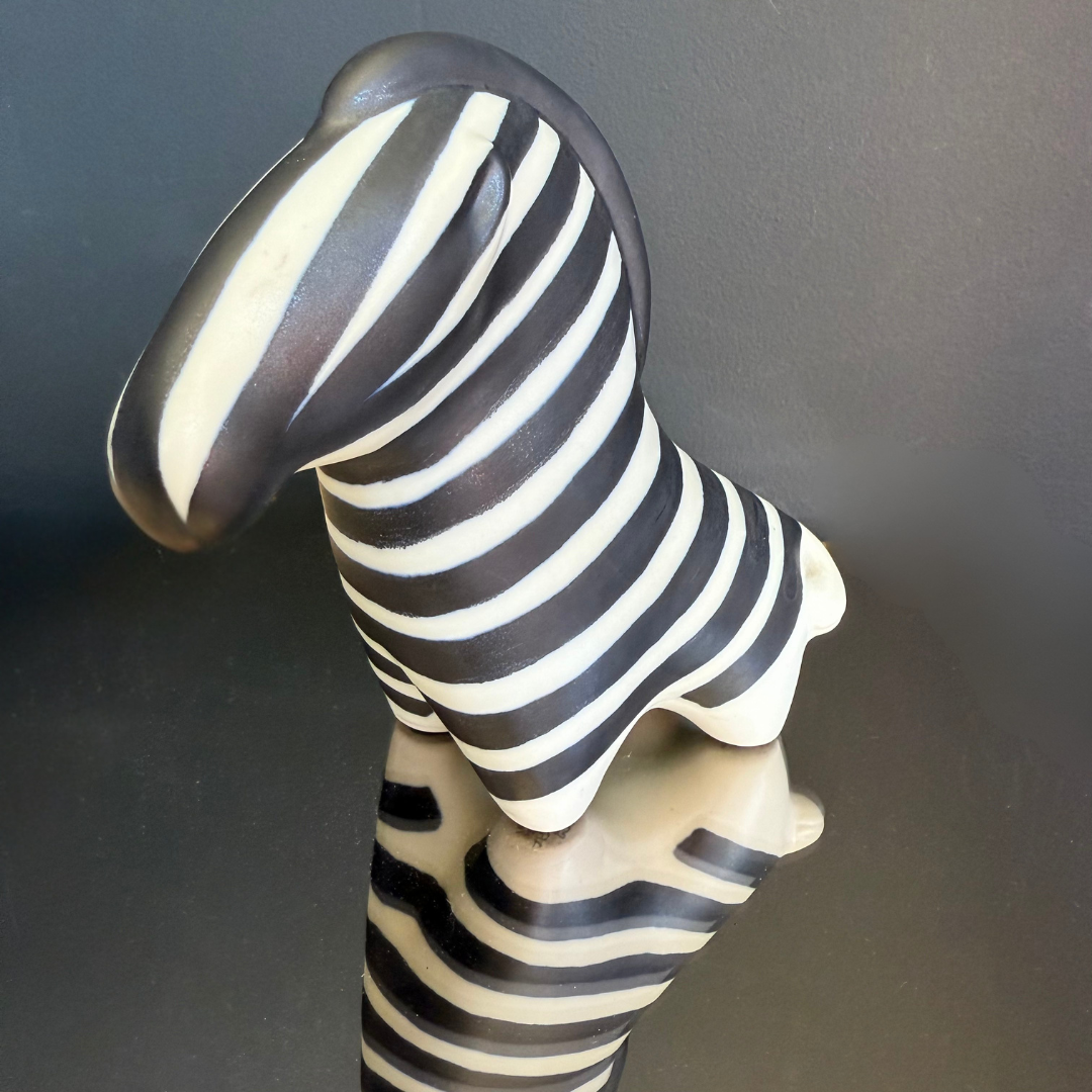 Vintage Arabia Finland Taisto Kaassinen Zebra Figurine