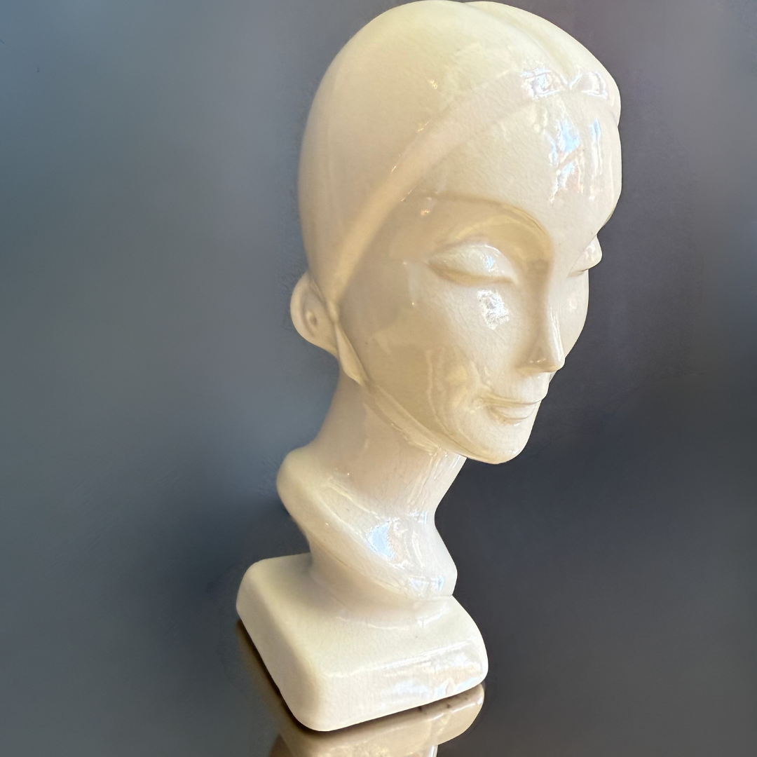 Vintage American Art Clay Co Bust