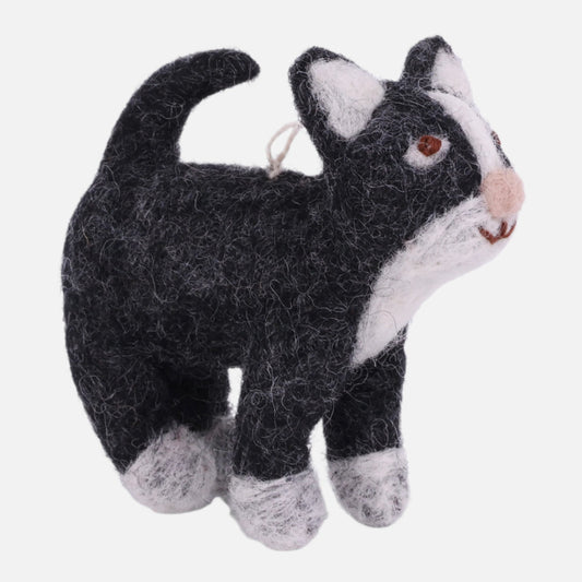 Én Gry & Sif Felt Cat Ornament