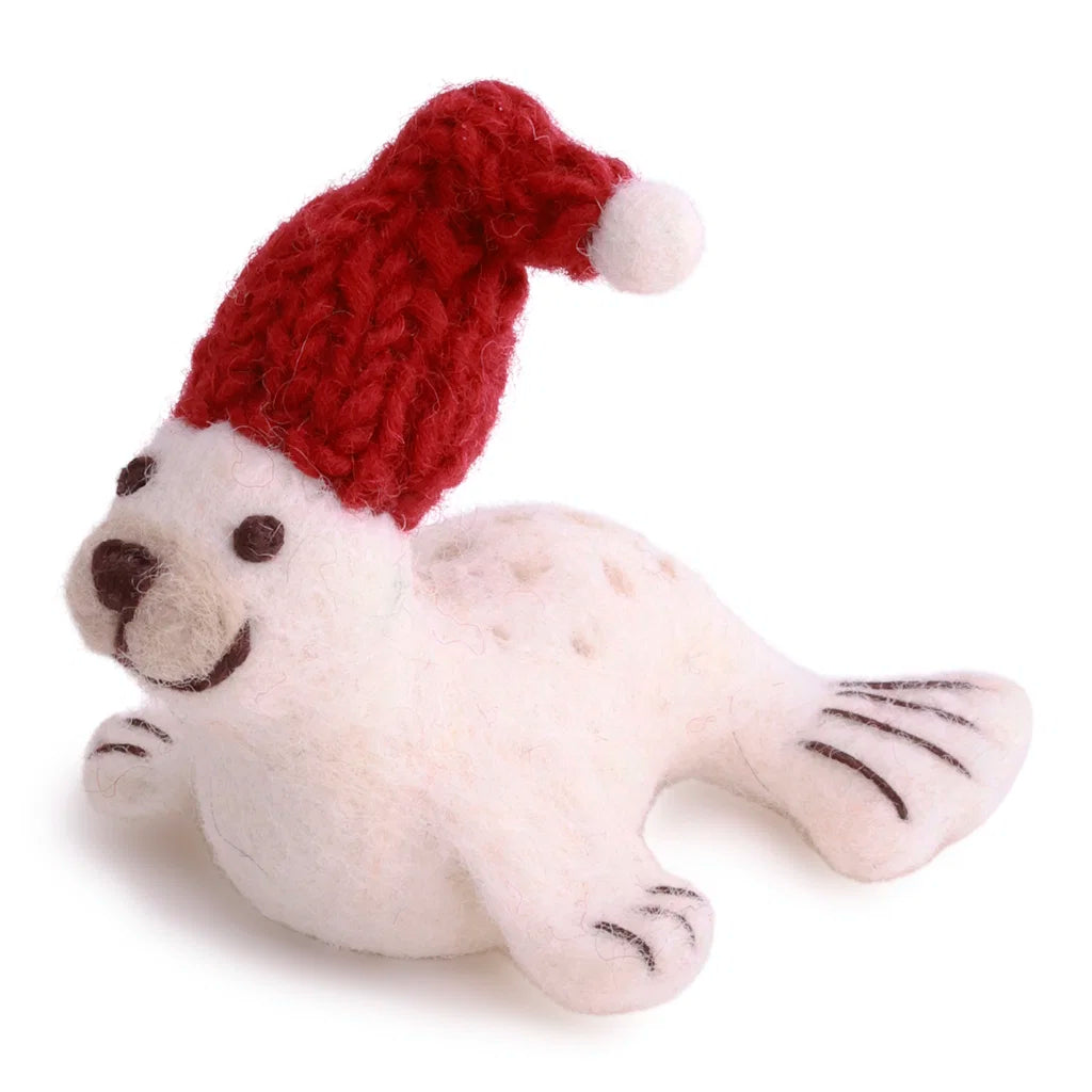 Gry & Sif Felt Seal w/ Red Hat