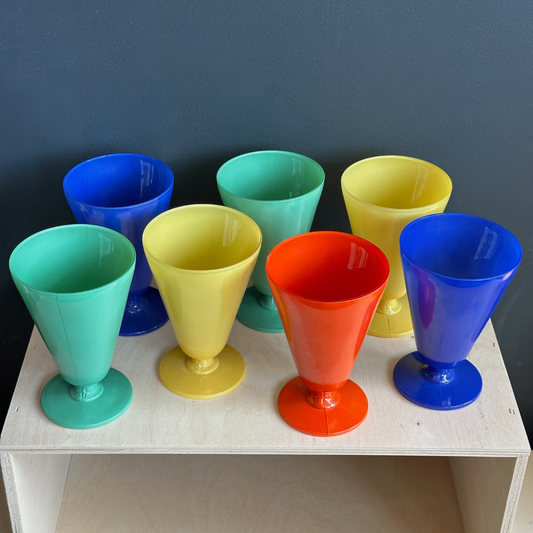 Vintage Anchor Hocking Fruit/Sundae Cups - Assorted Colors