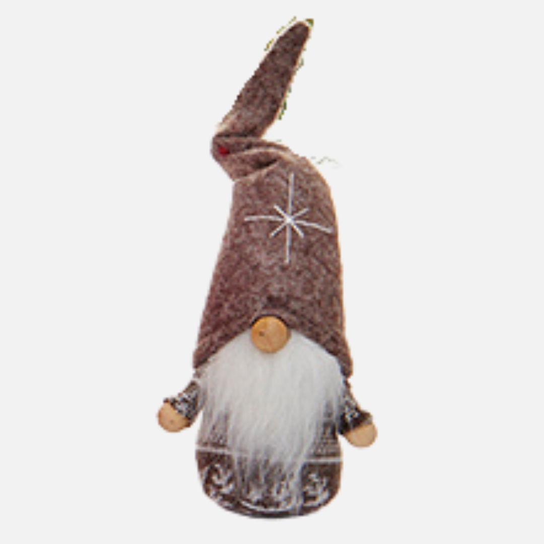 Santa Gnomes w/ Embroidered Star on Hat