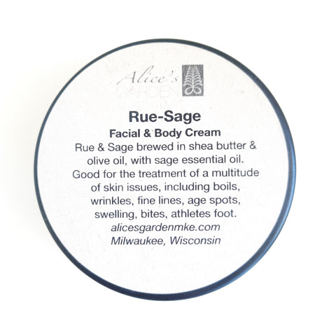 Alice's Garden Rue-Sage Facial & Body Cream