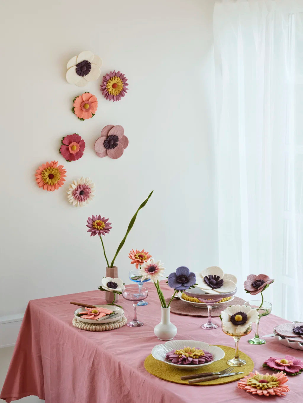 Gry & Sif French Anemone Wall Deco - Light Purple