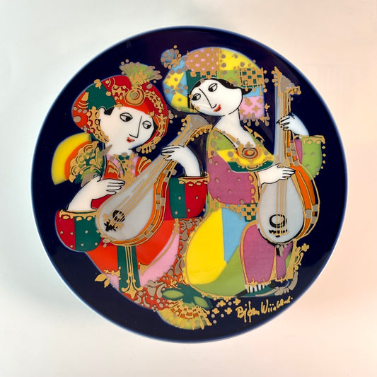 Rosenthal Bjorn Wiinblad Orientalische Nachtmusik Hanging Plates