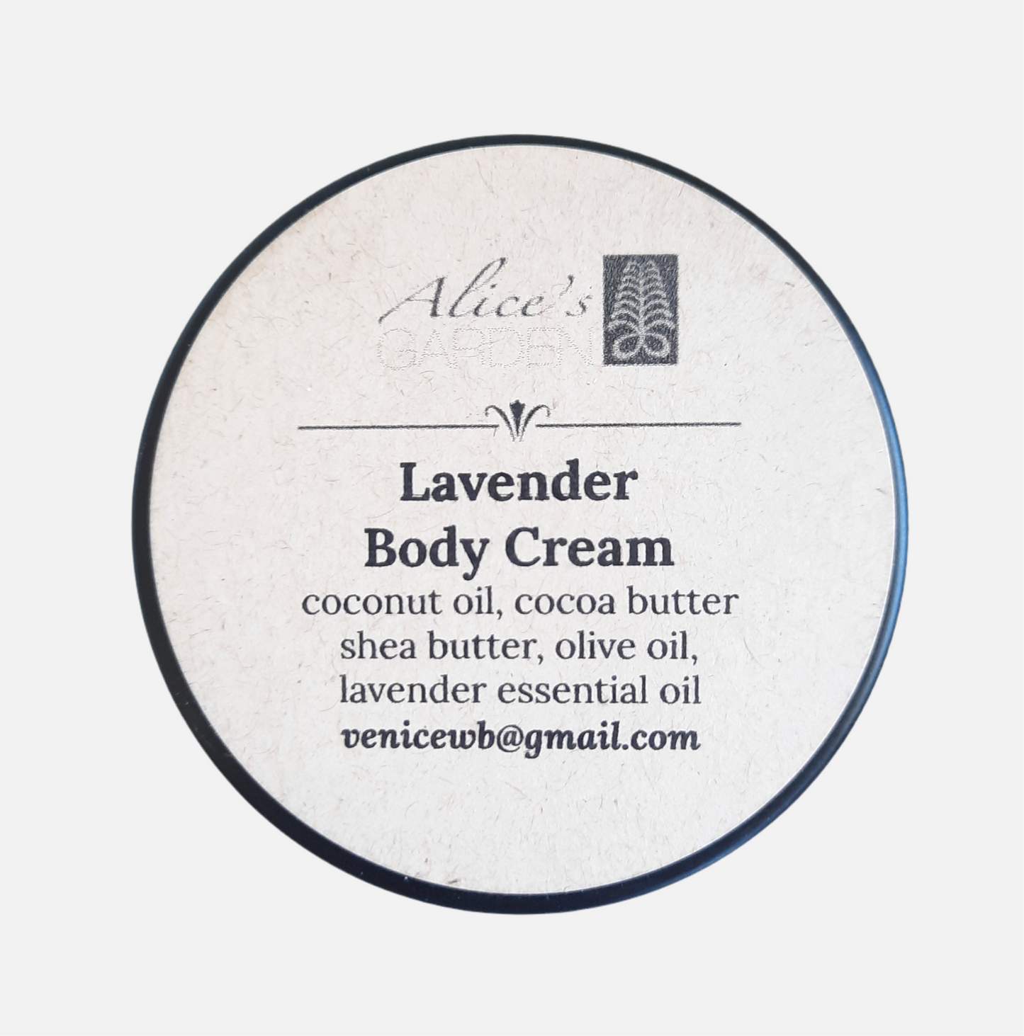 Alice's Garden Lavender And Lemon Grass Soothing Body Cream