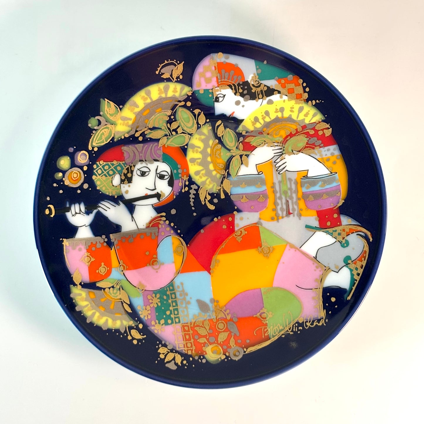 Rosenthal Bjorn Wiinblad Orientalische Nachtmusik Hanging Plates