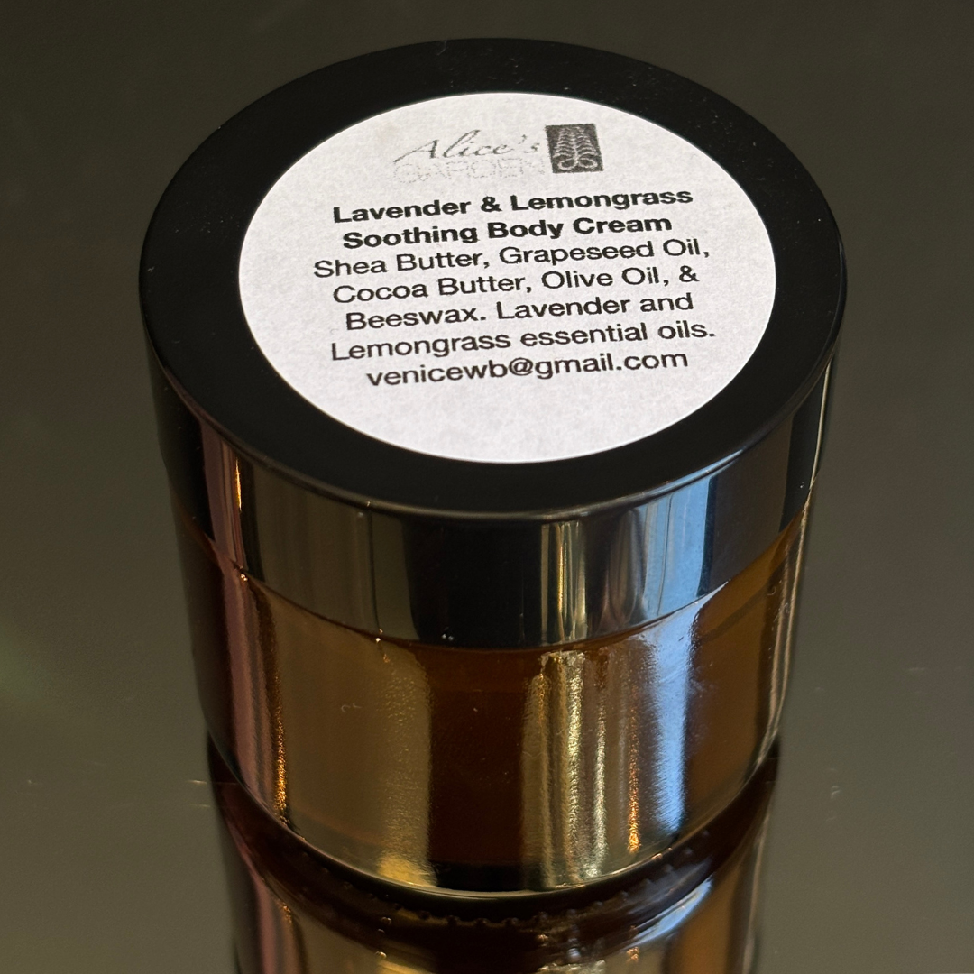 Alice's Garden Lavender And Lemon Grass Soothing Body Cream