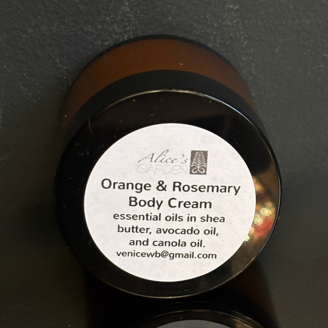 Alice's Garden Orange & Rosemary Body Cream