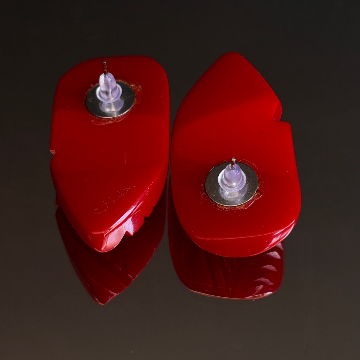 Bakelite Pierced Earrings