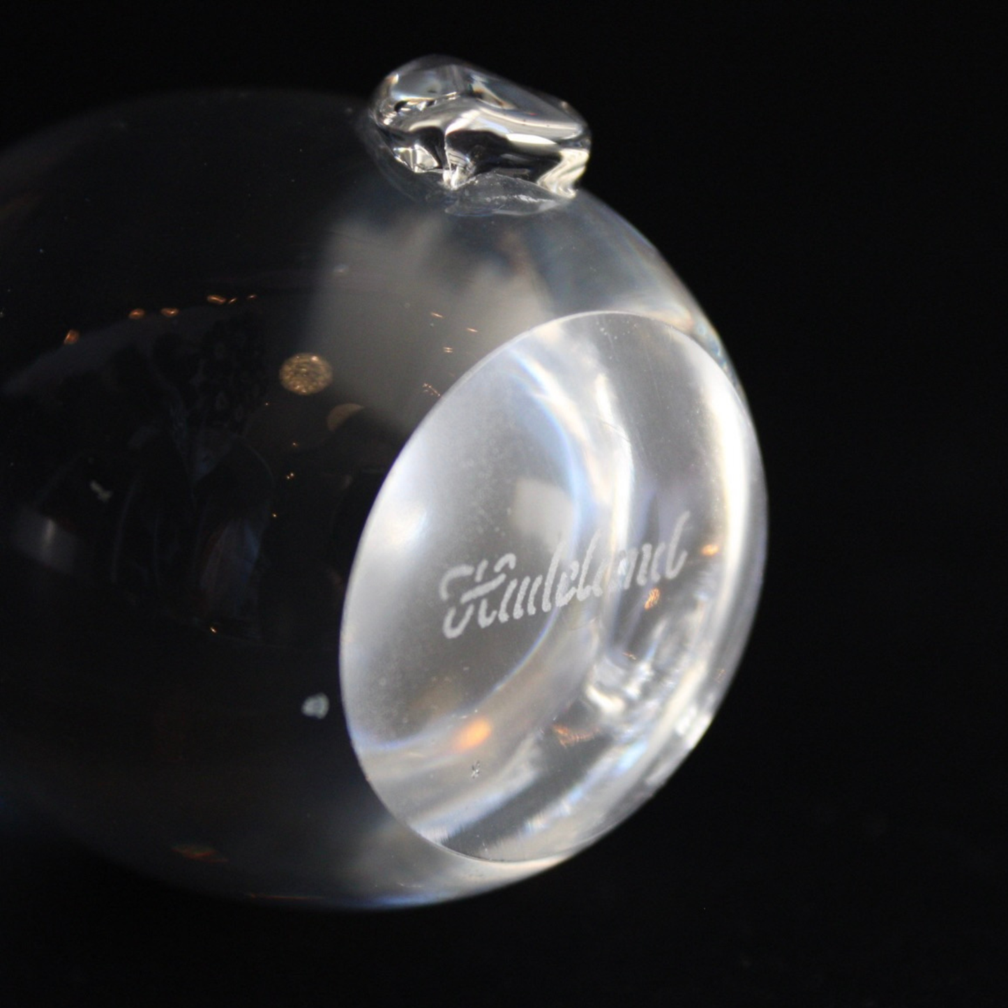 Vintage Hadeland Norwegian Crystal Bunny