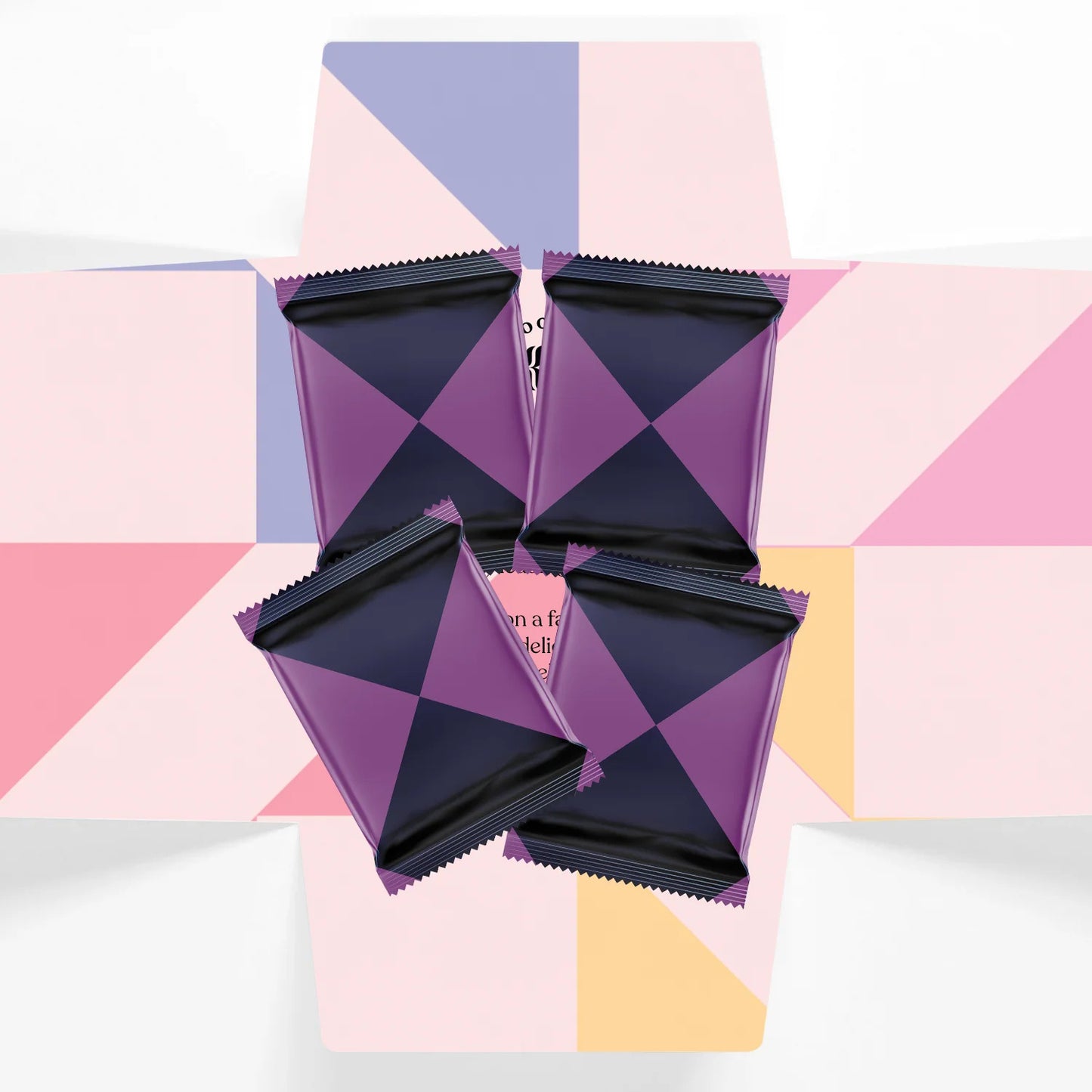 Goodio 4 Flavors Berries Mini Bars Choclate