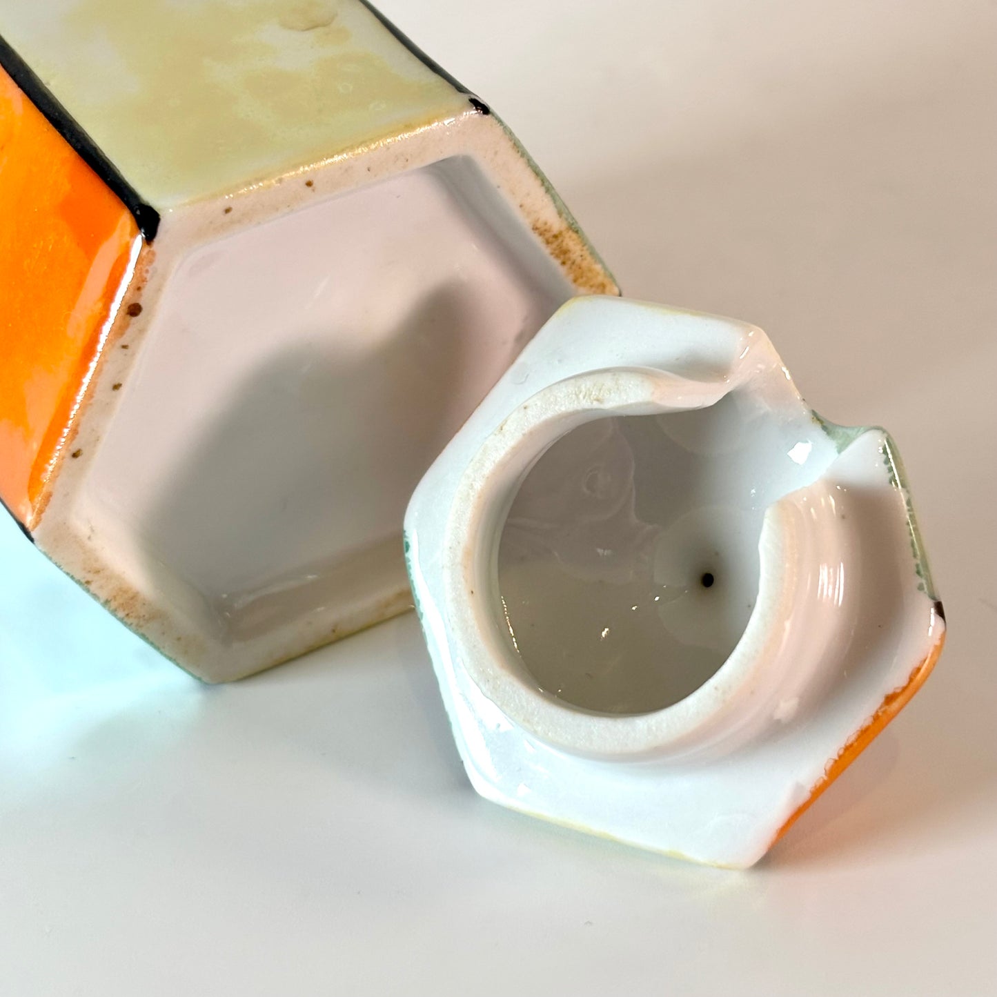Vintage Art Deco Chicago Worlds Fair Condiment Set