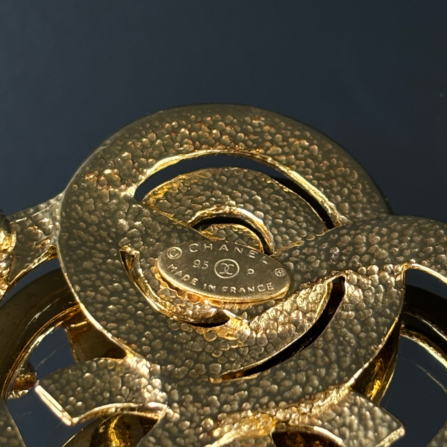 Vintage Chanel Golden Heart Brooch