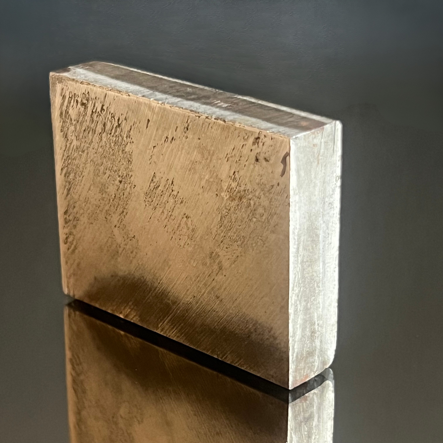 Vintage "Luick Ice Cream Company" Metal Block Stamp/Paperweight