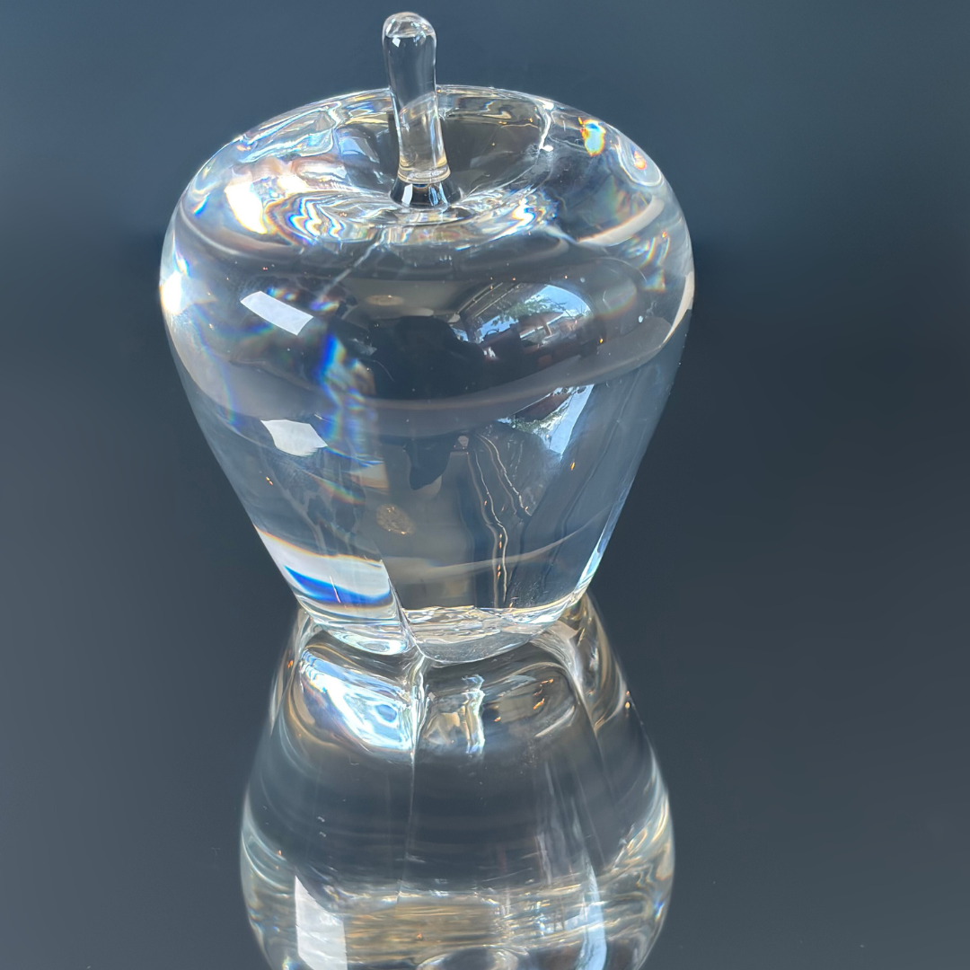 Vintage Steuben Crystal Temptation Apple