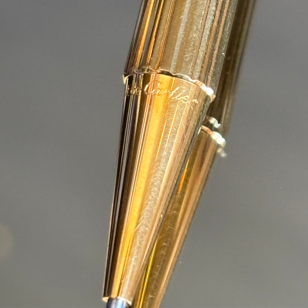 Vintage Must de Cartier Pen with Case