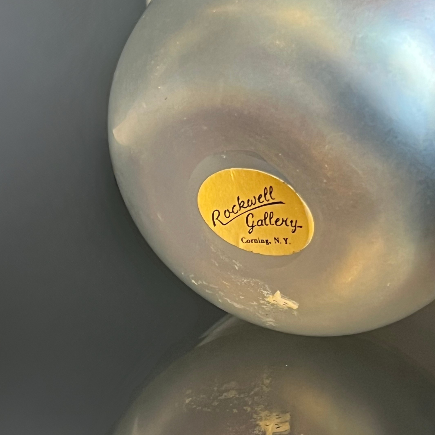 Carder Era Steuben Iridescent “Verre de Soie” Finger Bowl