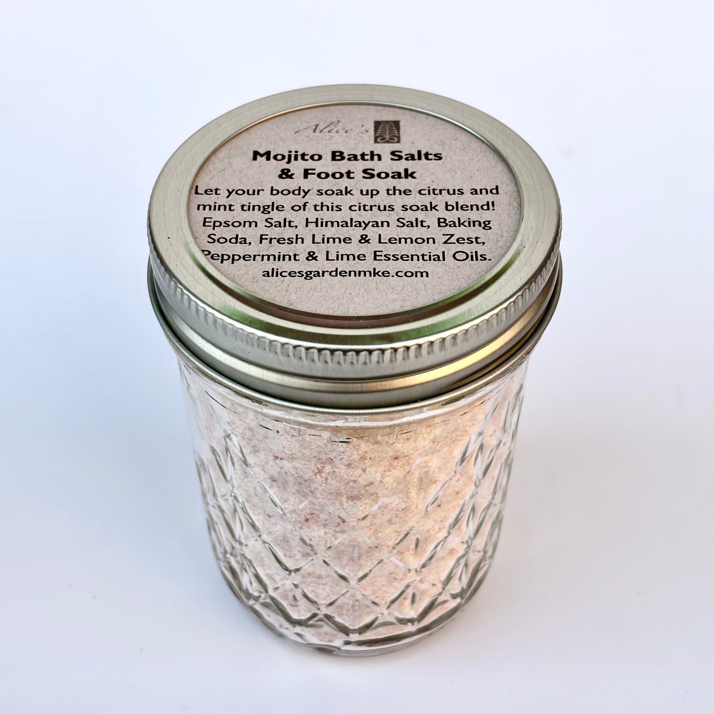 Alice's Garden Mojito Bath Salt & Foot Soak