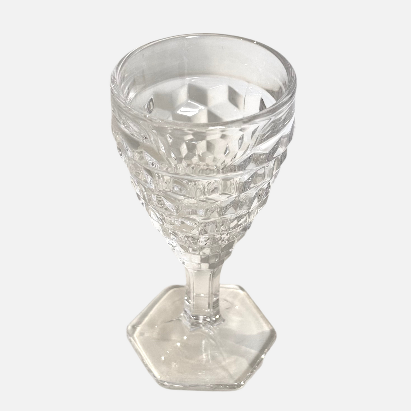 1930’s American Fostoria Crystal Cordial Glasses, Set of 2