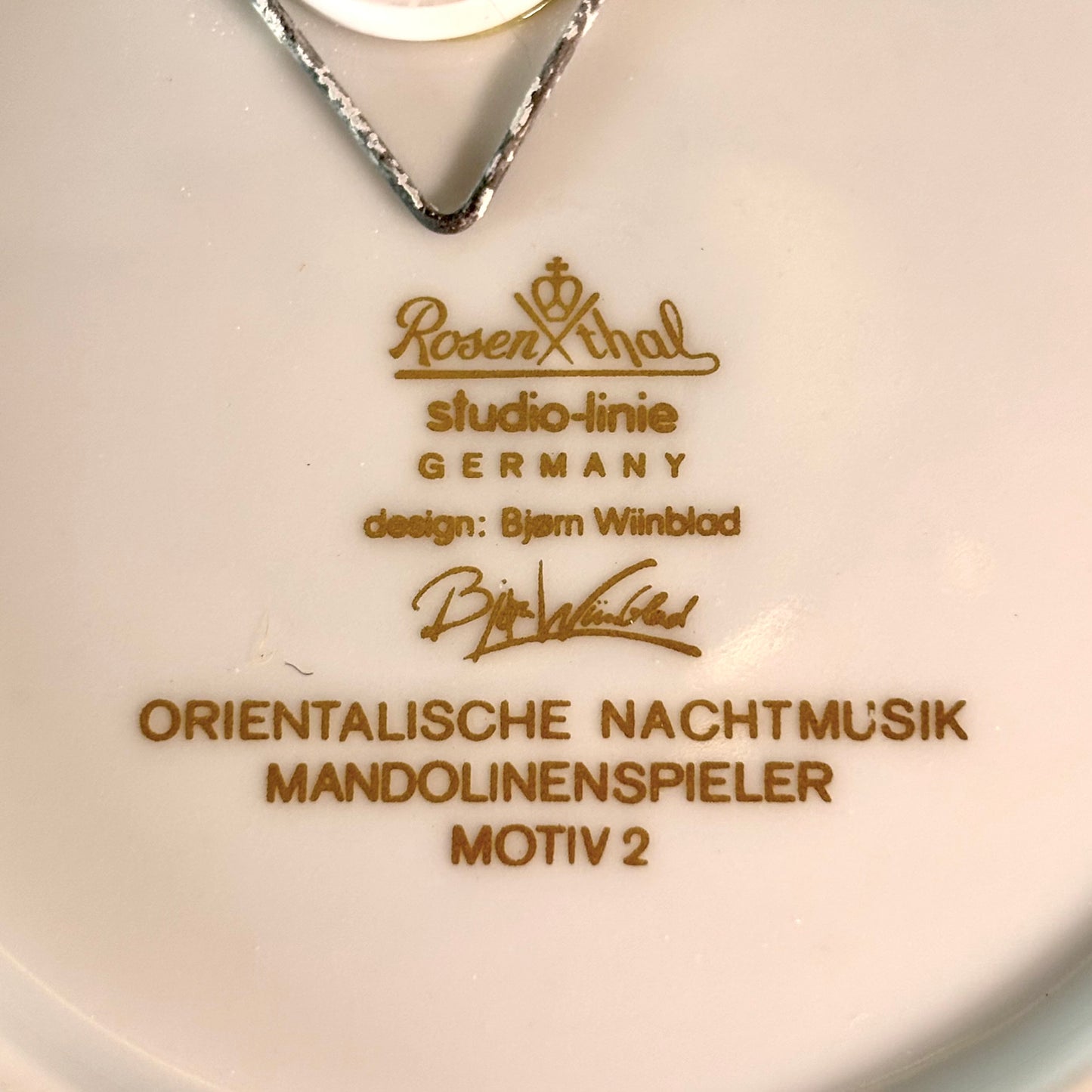 Rosenthal Bjorn Wiinblad Orientalische Nachtmusik Hanging Plates
