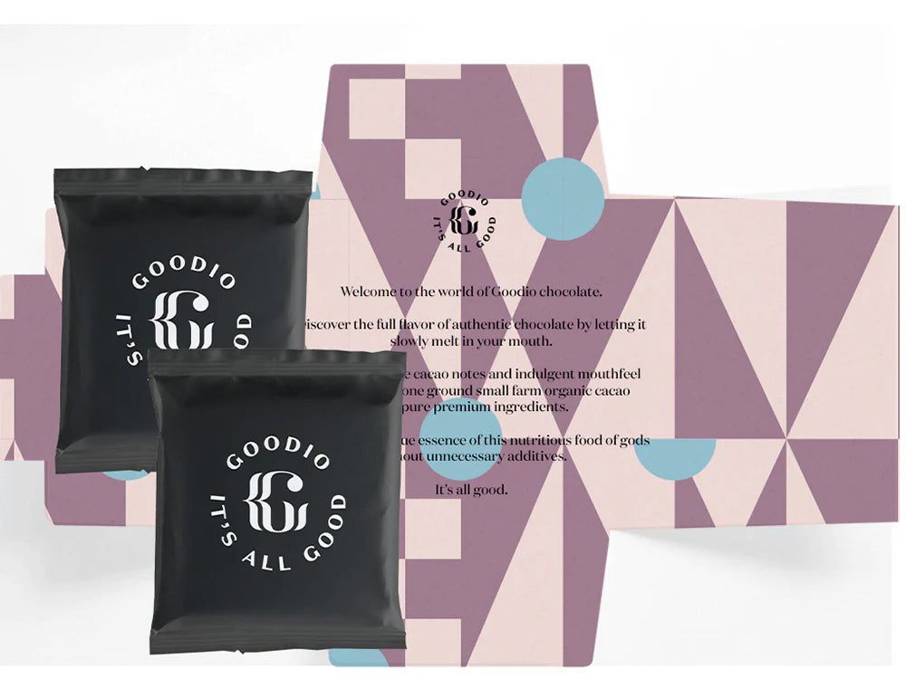 Goodio Happy Holidays Double Chocolate Bar