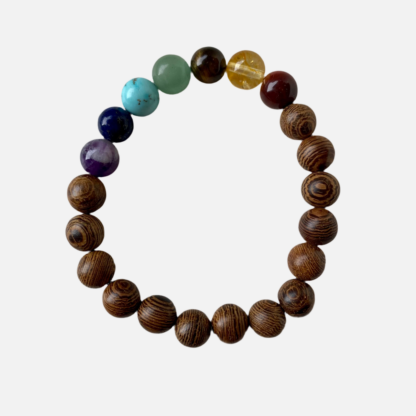Adama Chakra Wenge Wood Chakra Bracelet
