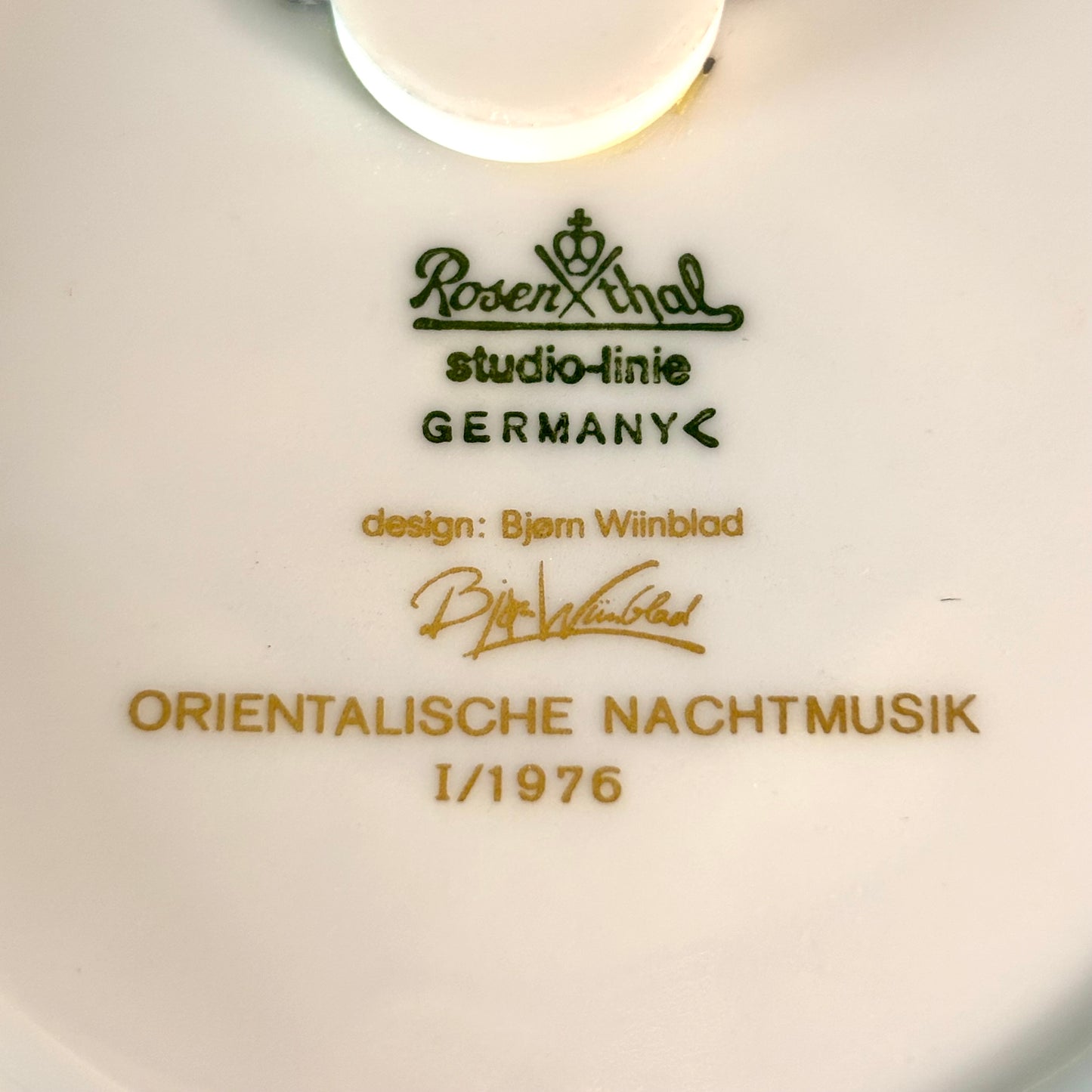 Rosenthal Bjorn Wiinblad Orientalische Nachtmusik Hanging Plates