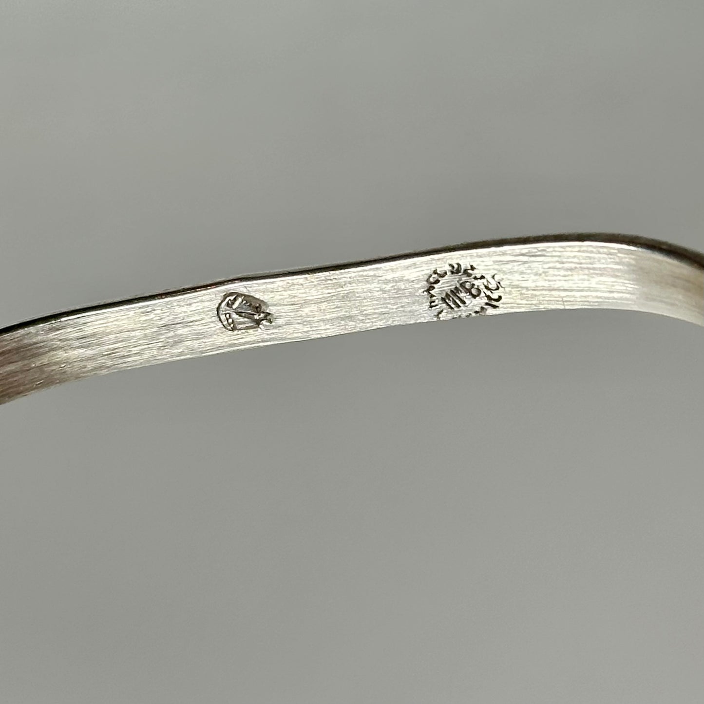 Vintage Mexican Silver Rounded Rectangle Bracelet