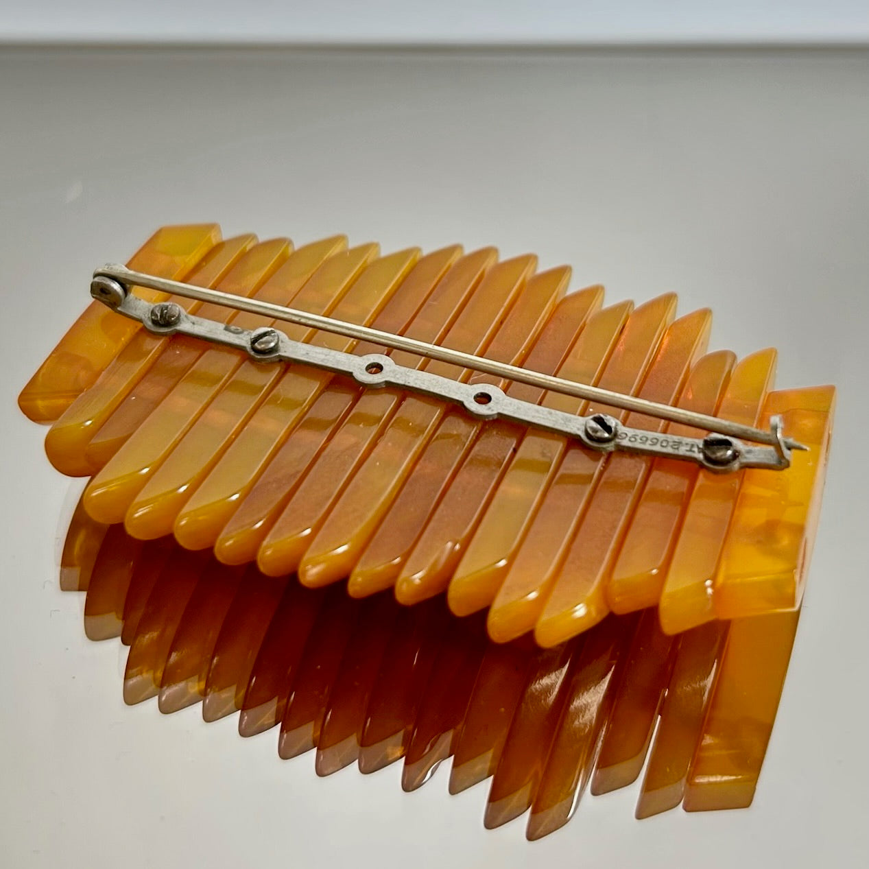 Vintage Articulated Slices Brooch
