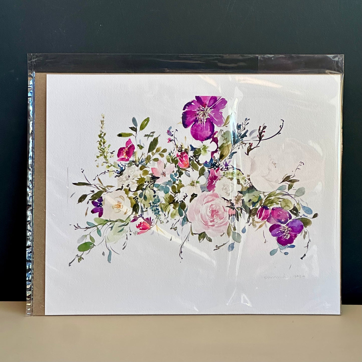Emma Daisy - "Inkwash Florals no. 2" Giclée Print