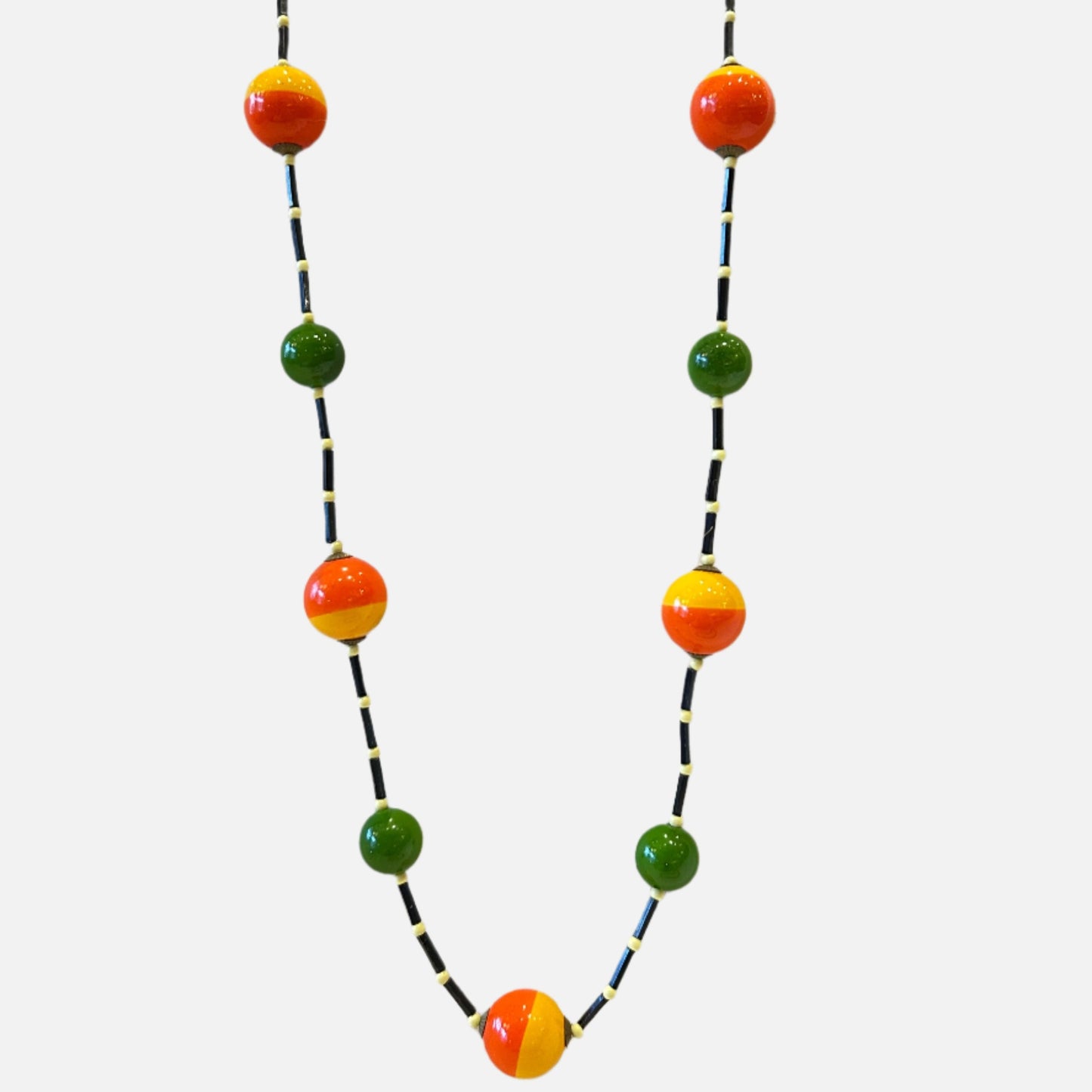 Vintage 1970s Bead Necklace