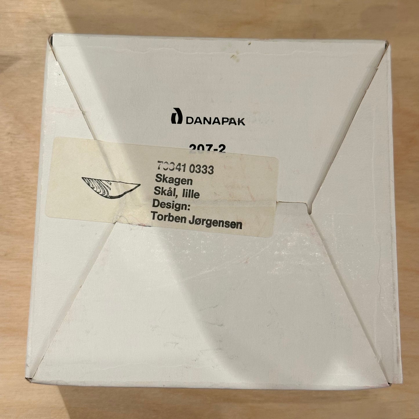 Vintage Holmegaard Glass Dish with original box