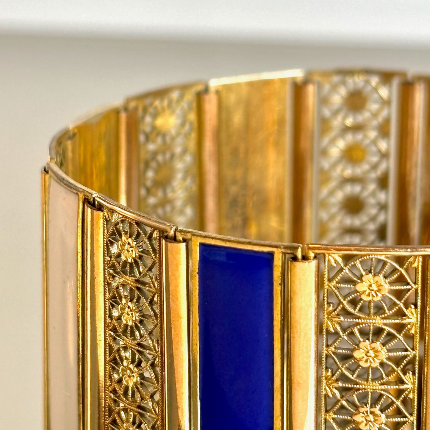 Vintage German Enamel Bracelet