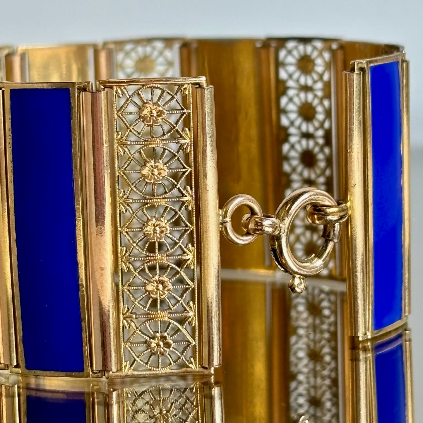 Vintage German Enamel Bracelet