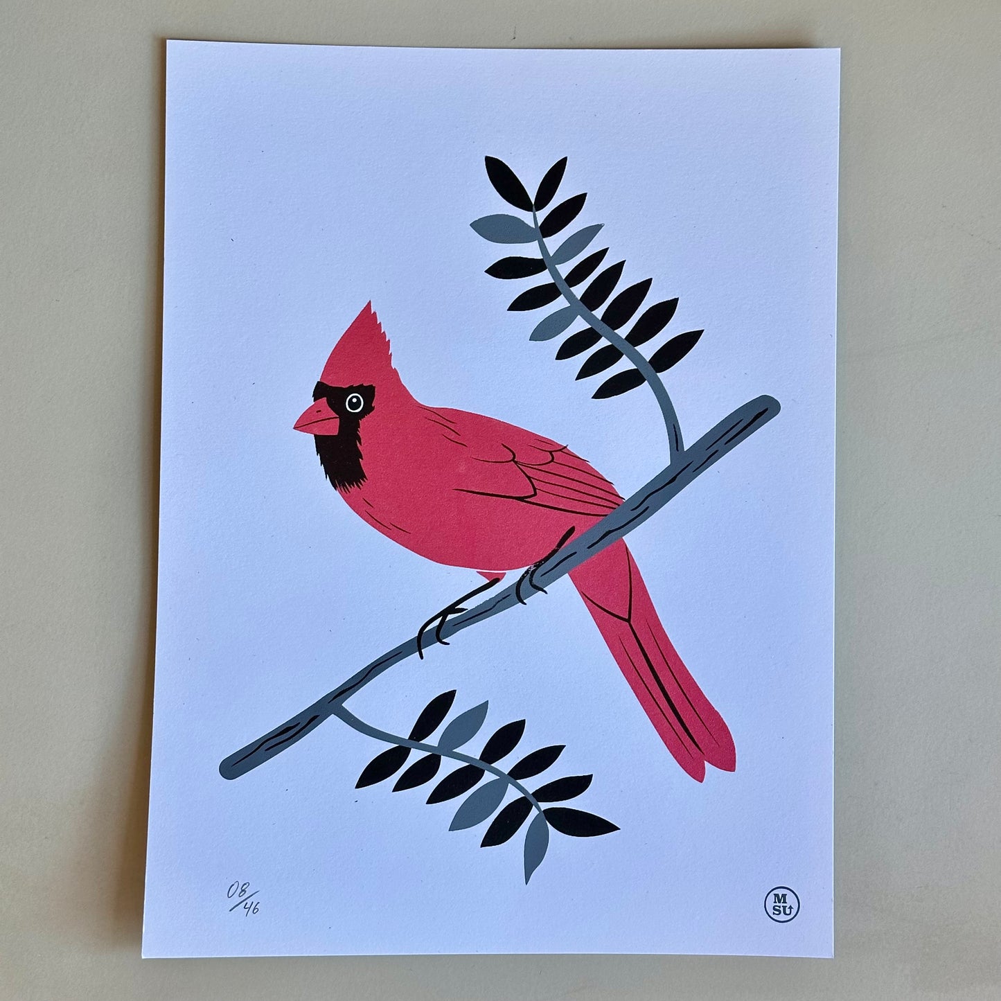Billy Judge Baldus Cardinal Screenprint