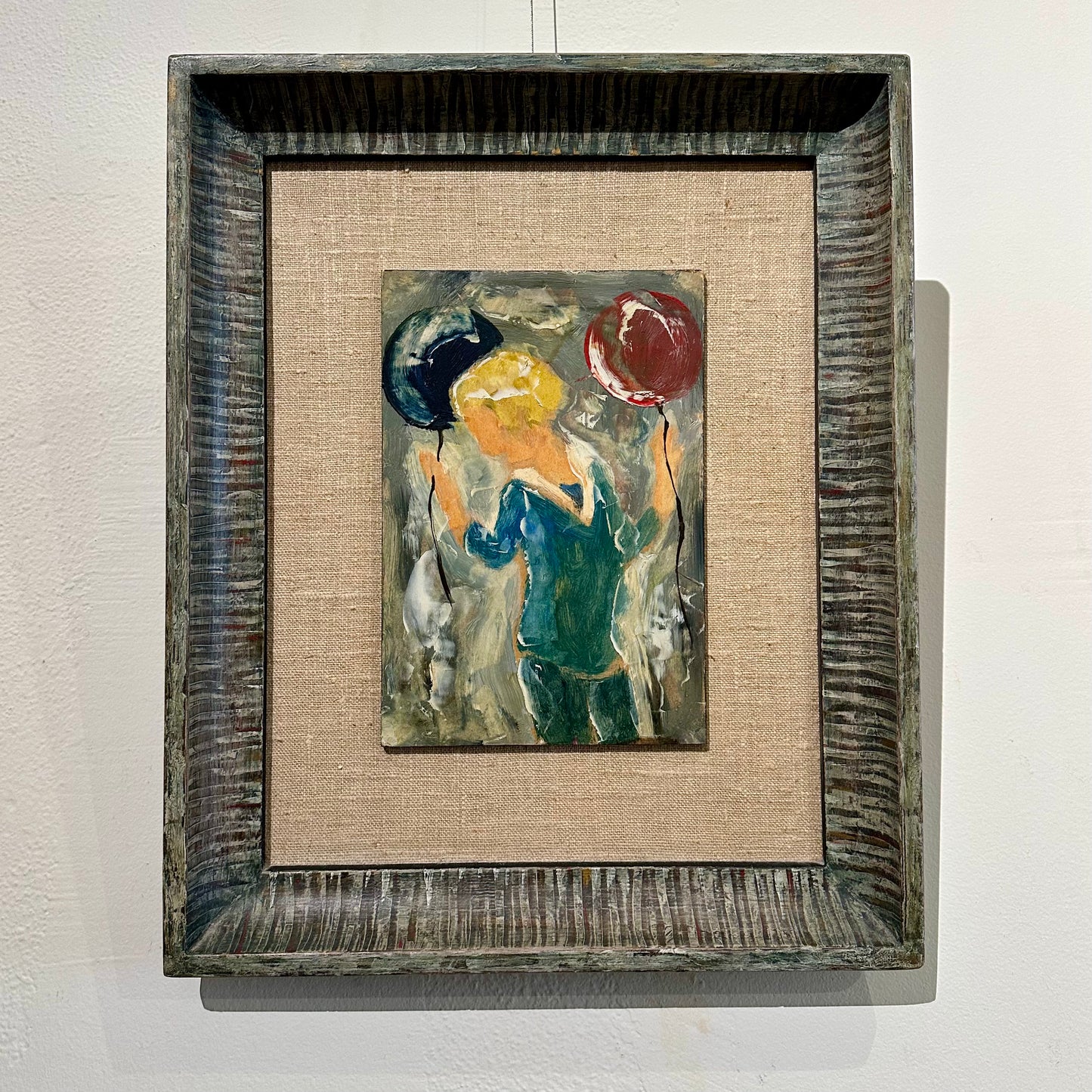 Vintage 1950's Italian Oil Painting