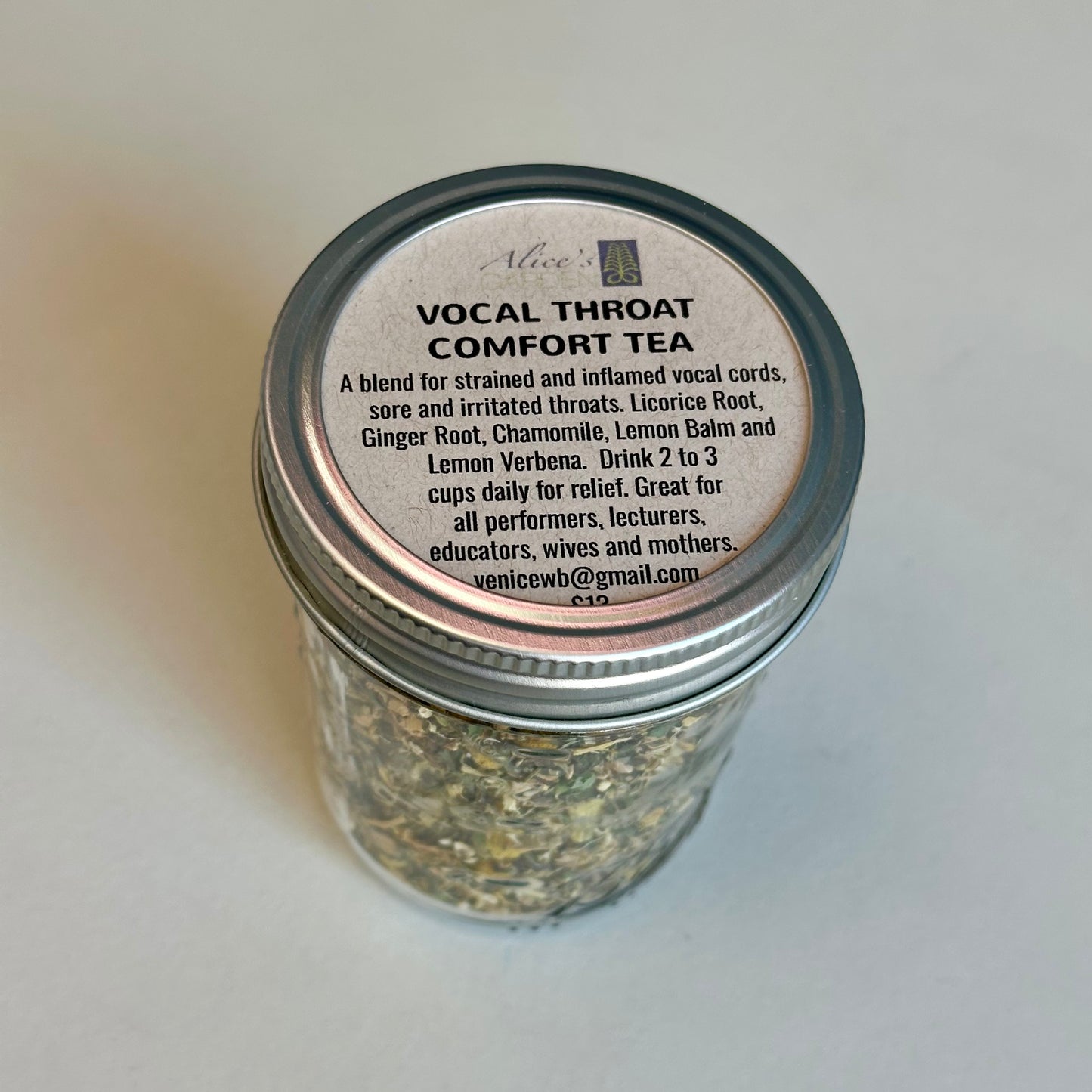 Alice’s Garden Vocal Throat Comfort Tea