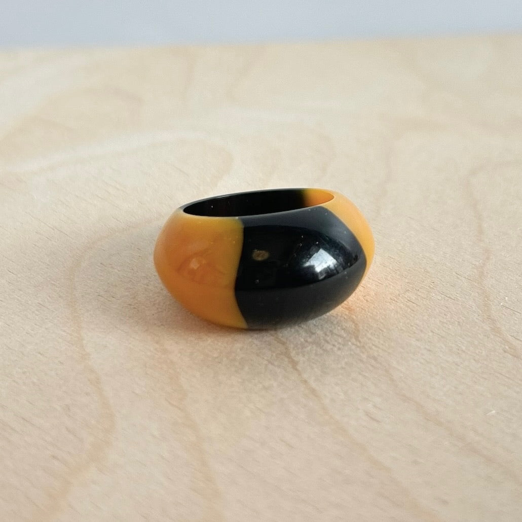 Vintage Chunky Lucite Rings