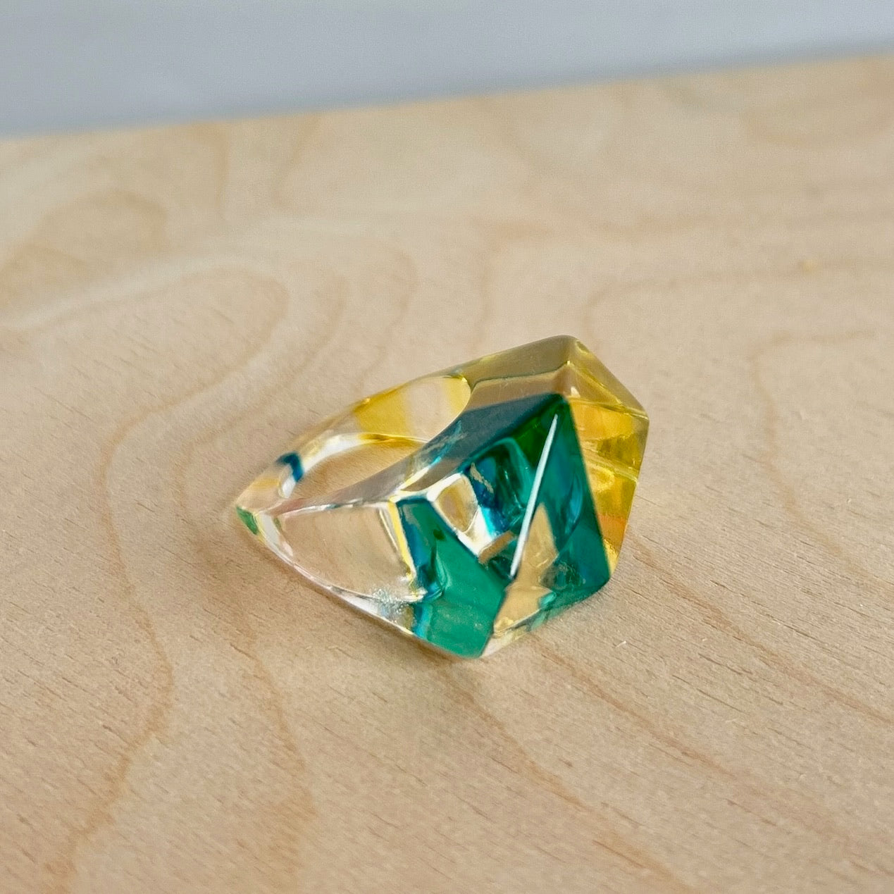 Vintage Chunky Lucite Rings