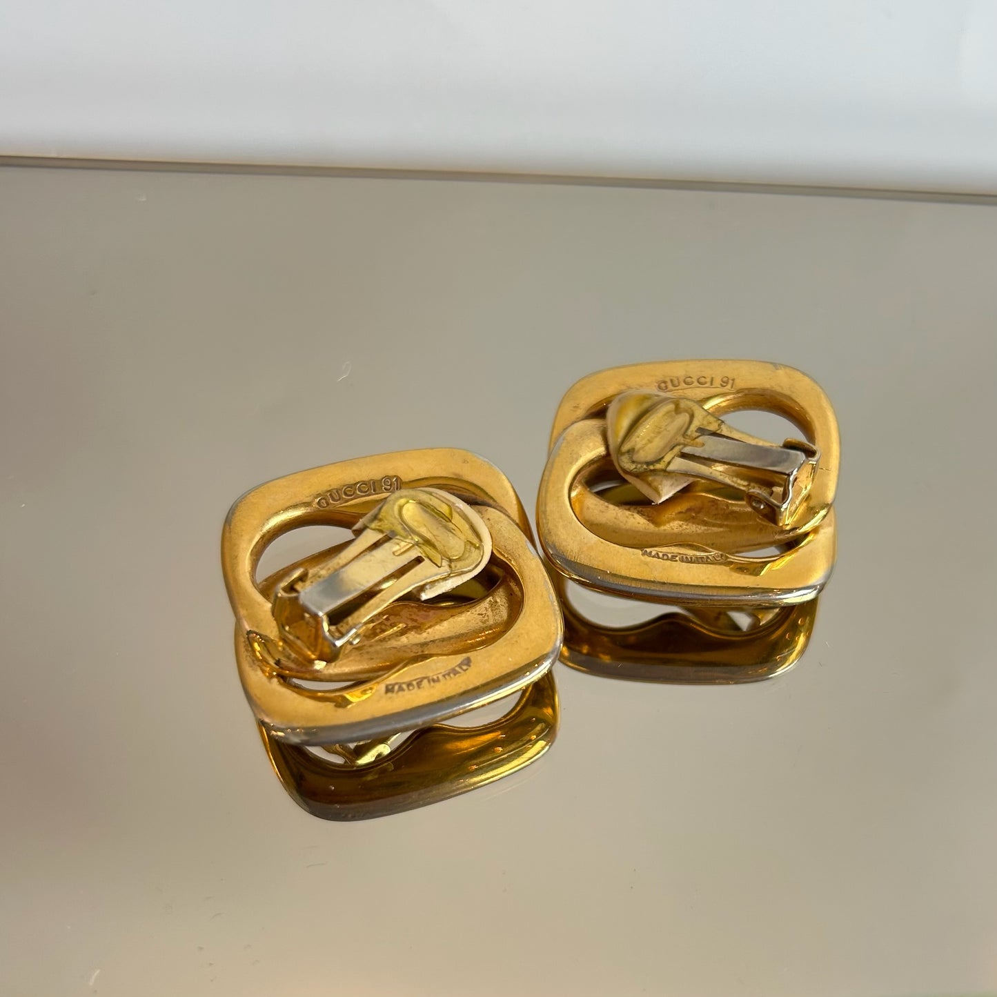 Vintage Gucci Clip-On Earrings