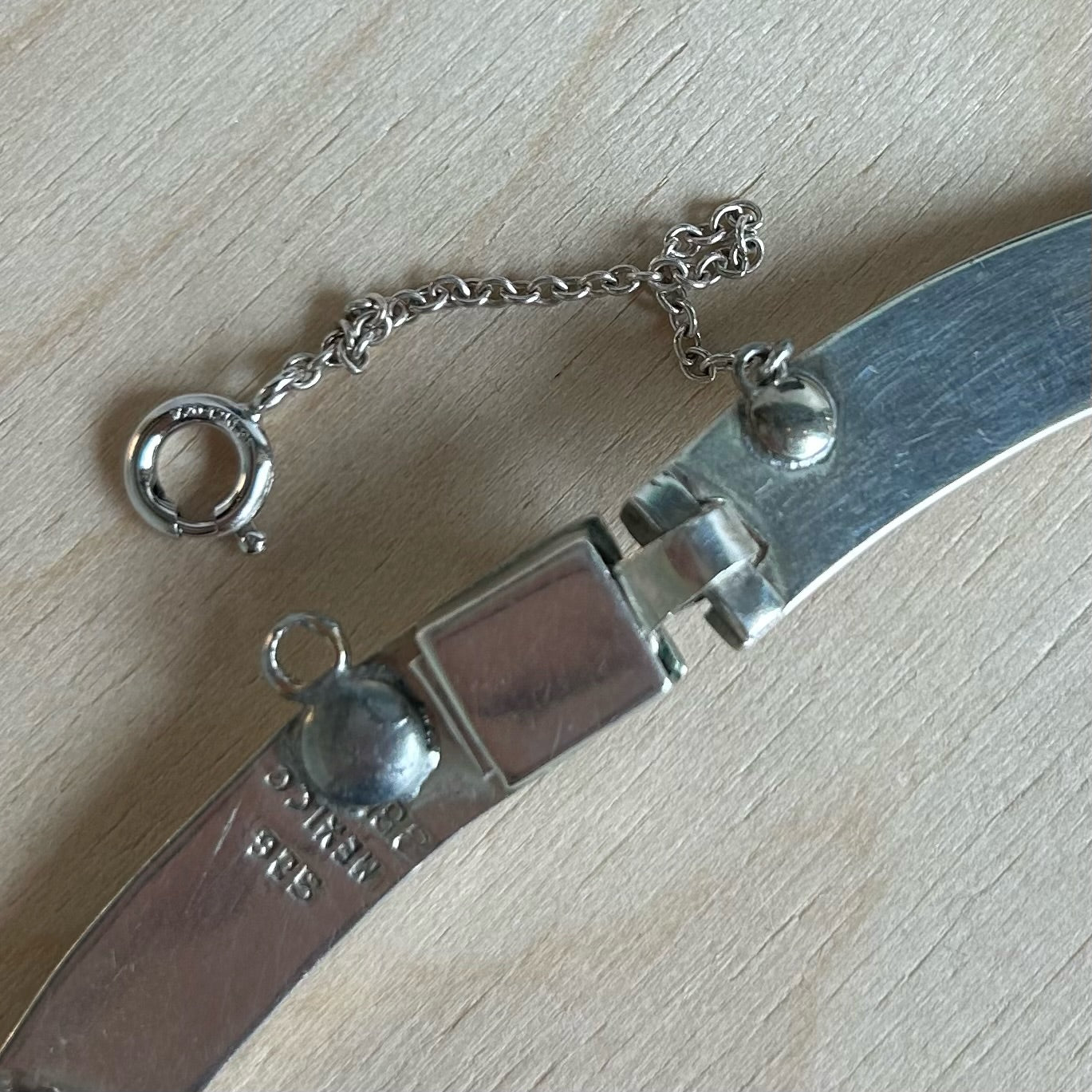 Mexican Sterling 8-Section Choker Necklace