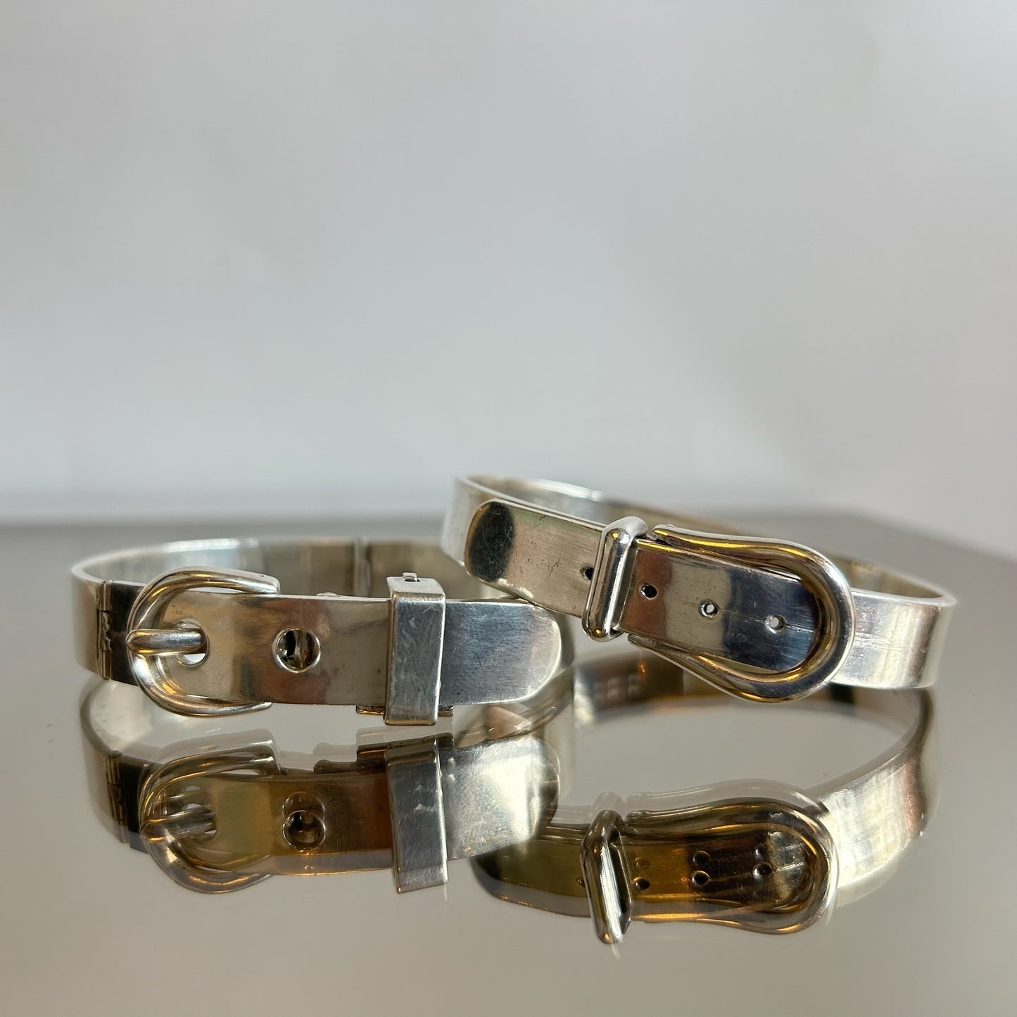 Mexican Sterling Silver Belt Bracelets