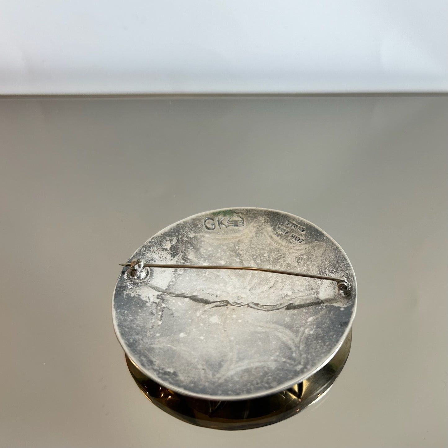 George Kee Navajo Sterling Brooch