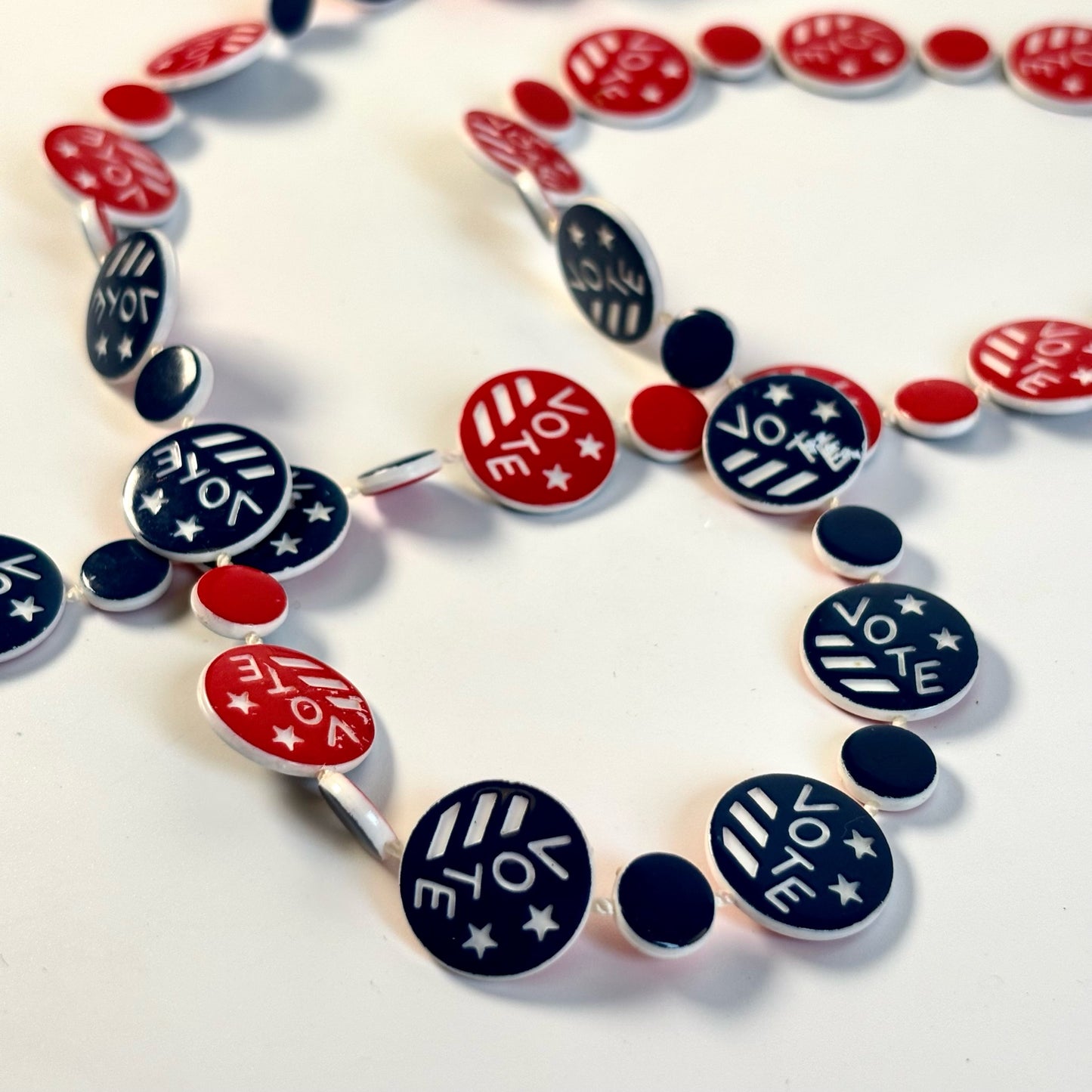 Vintage Vote Necklace