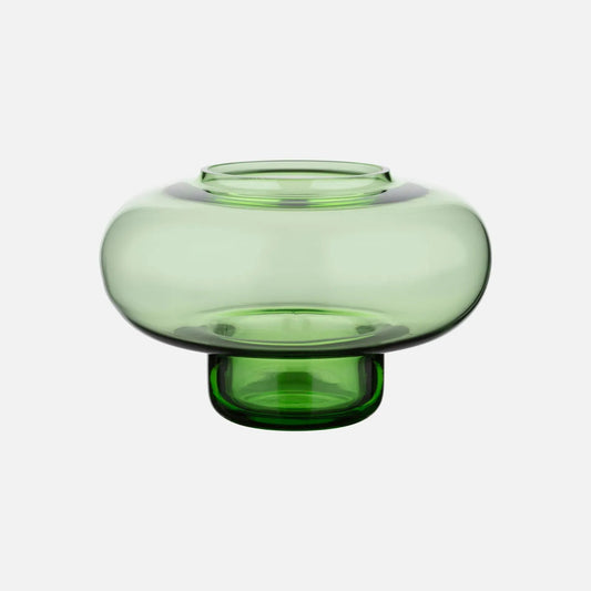 Marimekko Green Fyr Glass Candle Holder